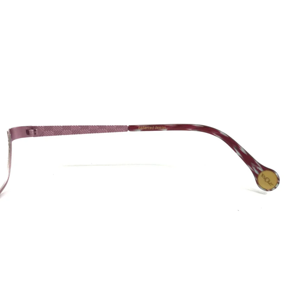 BOZ Eyeglasses Frames WORLD 4082 Green Pink Cat Eye Half Rim 52-17-140